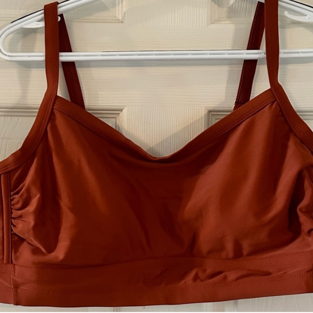 New! Xhilaration Elevated Rust Bralette Size 1X
